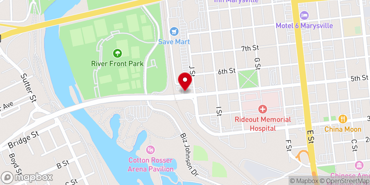 Map showing location of St. Silouan Orthodox Church