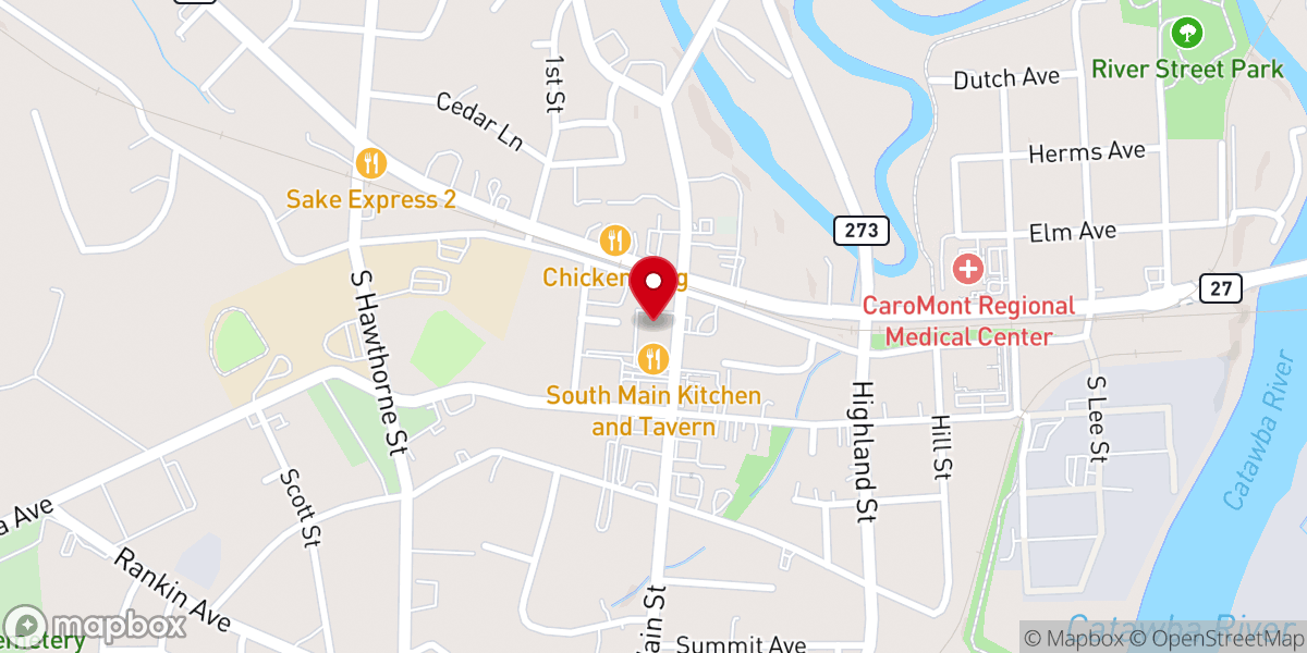 Map showing location of Good Shepherd Lutheran Church