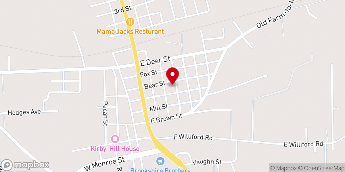 Map showing location of New Life Deliverance