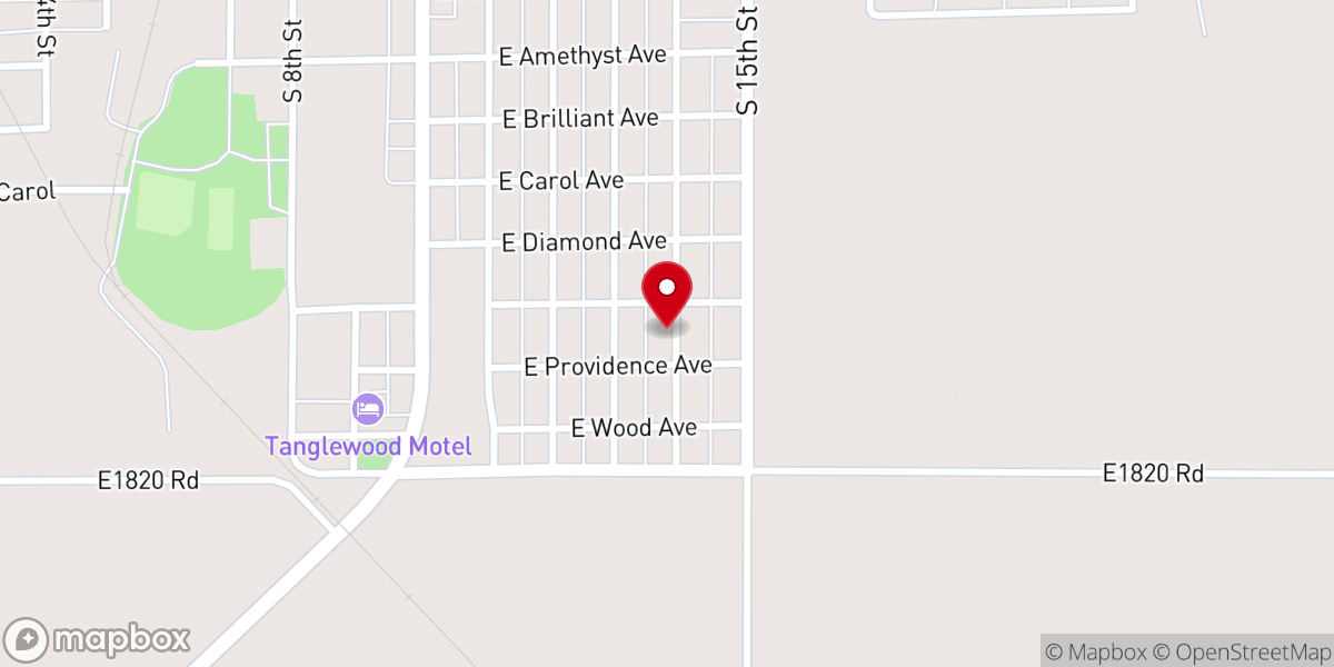 Map showing location of Freedom Fellowship Church