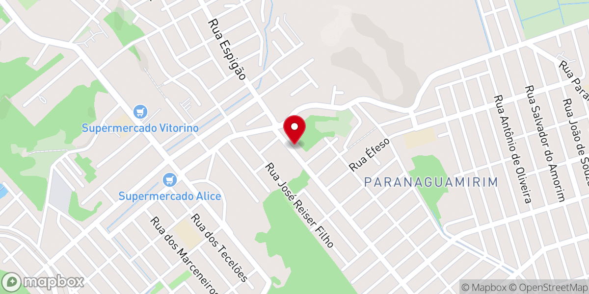 Map showing location of Igreja Batista do Paranaguamirim