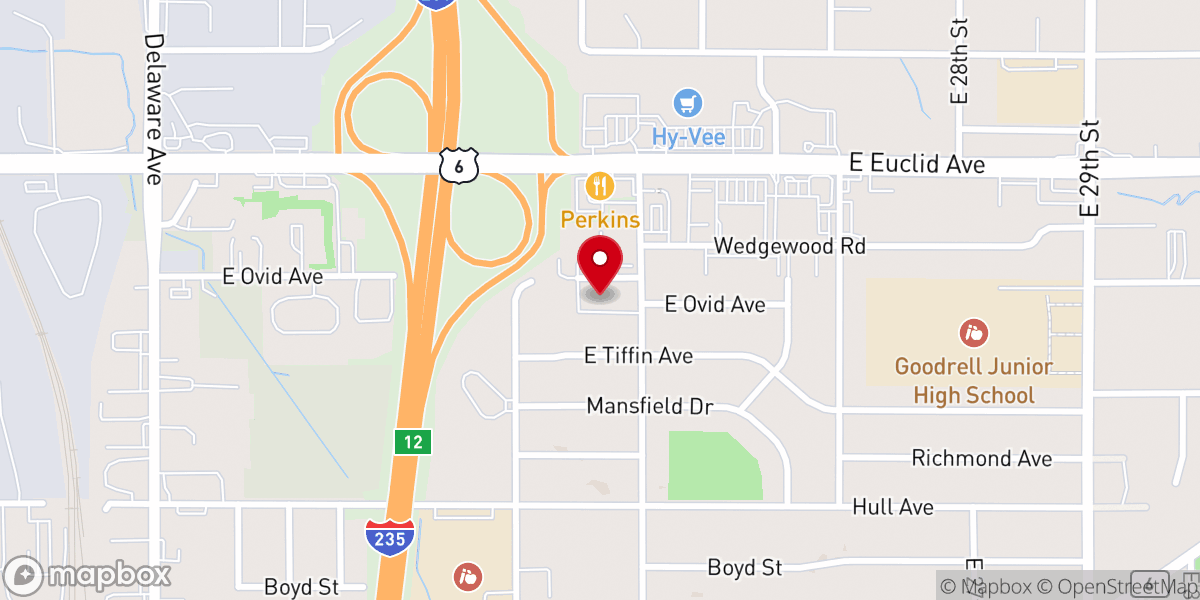 Map showing location of Capitol Hill Christian Church