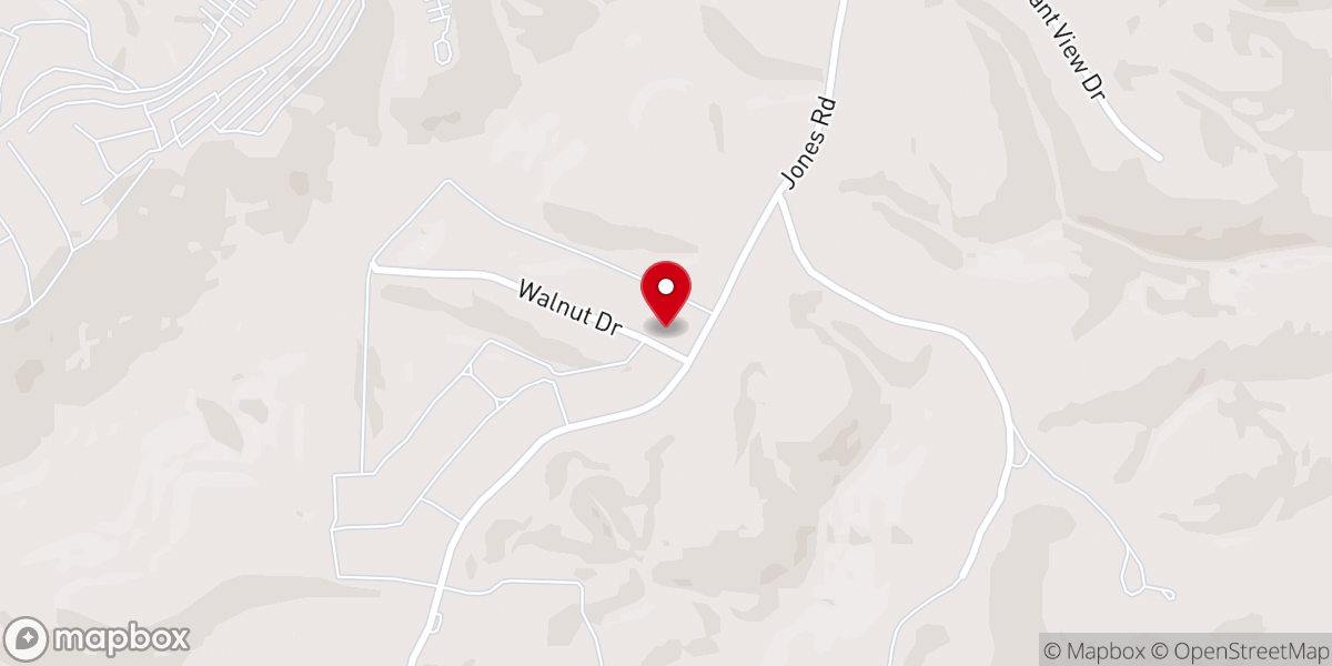 Map showing location of James river church