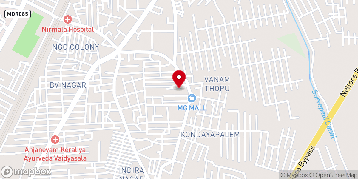 Map showing location of Jesus Church And Jesus Center