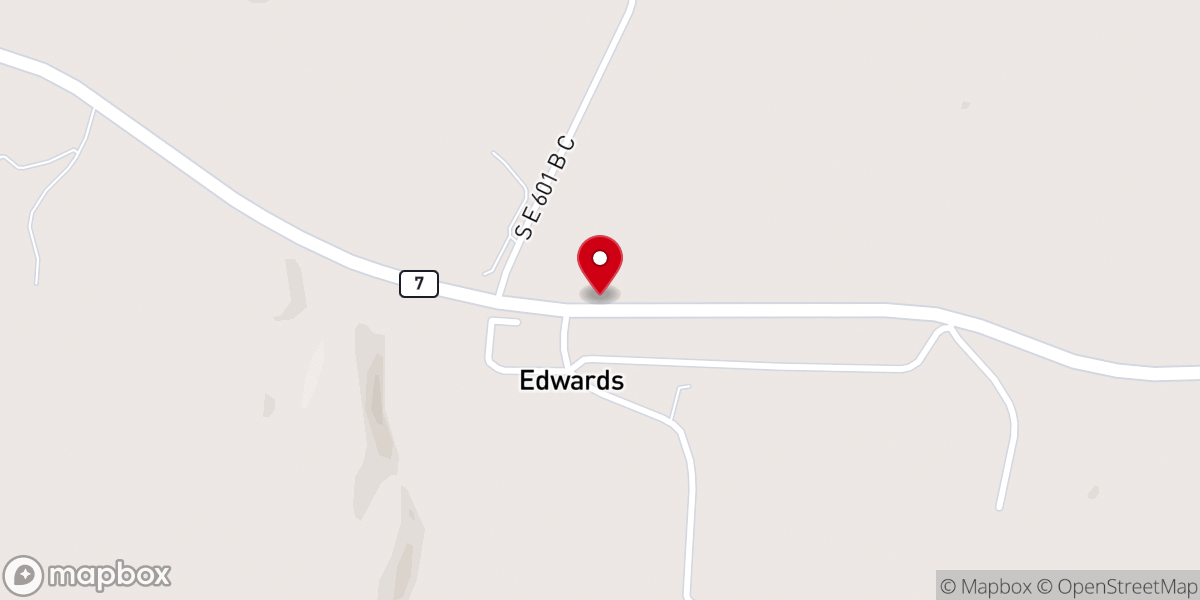 Map showing location of Shady Grove Church