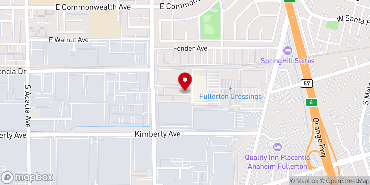 Map showing location of Christian Arabic Church Of Anaheim