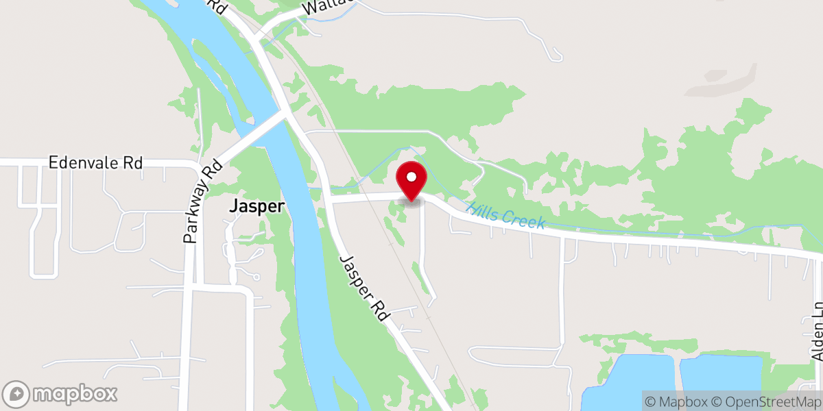 Map showing location of Kairos Church