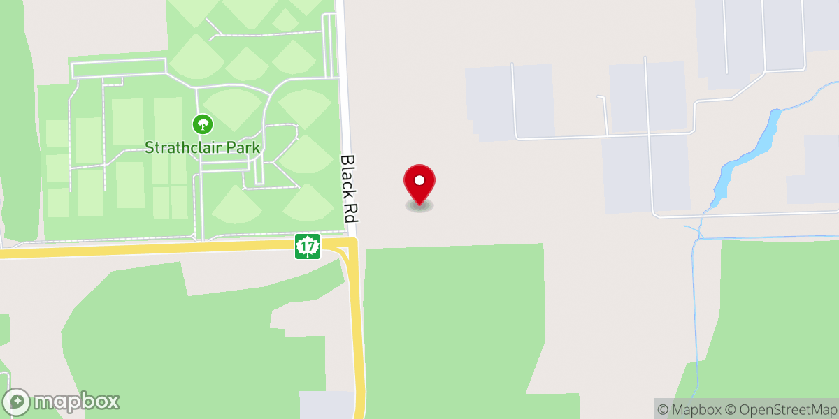 Map showing location of Bethel Bible Chapel