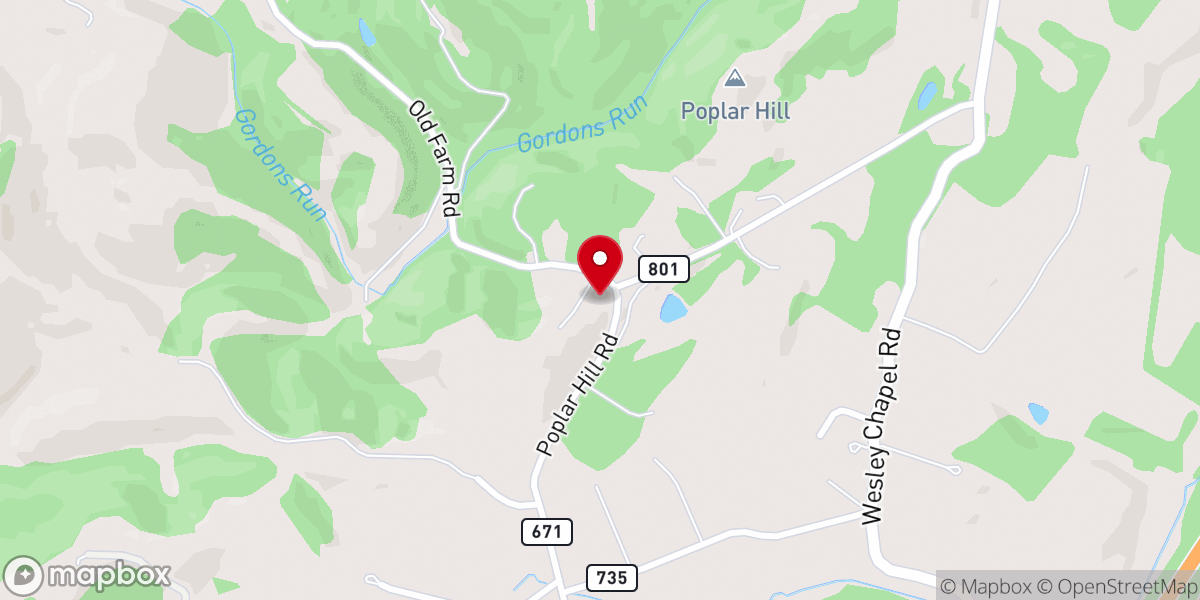 Map showing location of NBC Mosaic Church