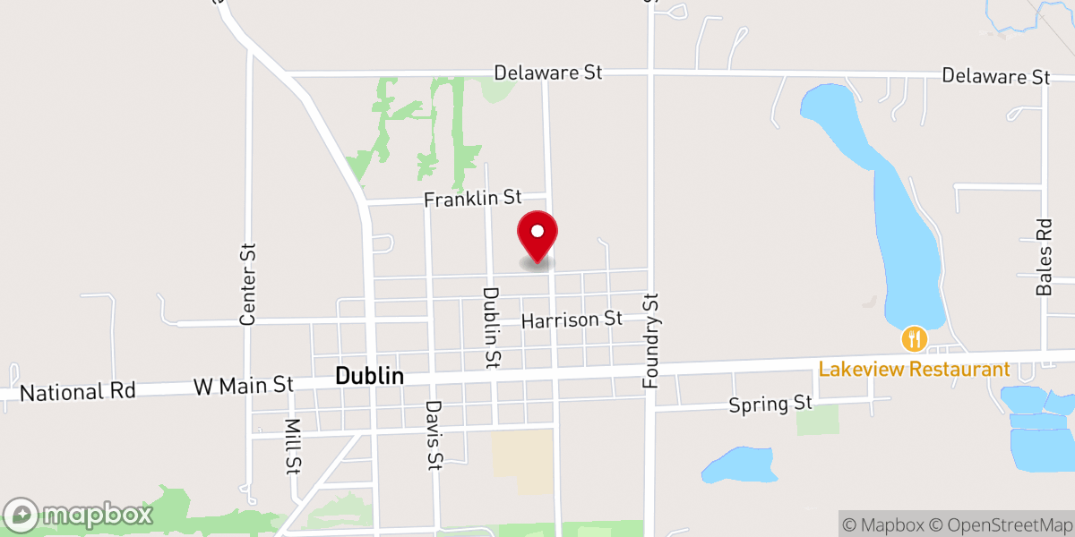 Map showing location of Bible Wesleyan church Muncie indiana