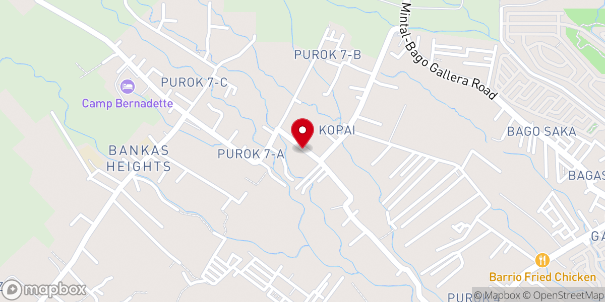 Map showing location of Fellowship Bible Baptist Church - Davao