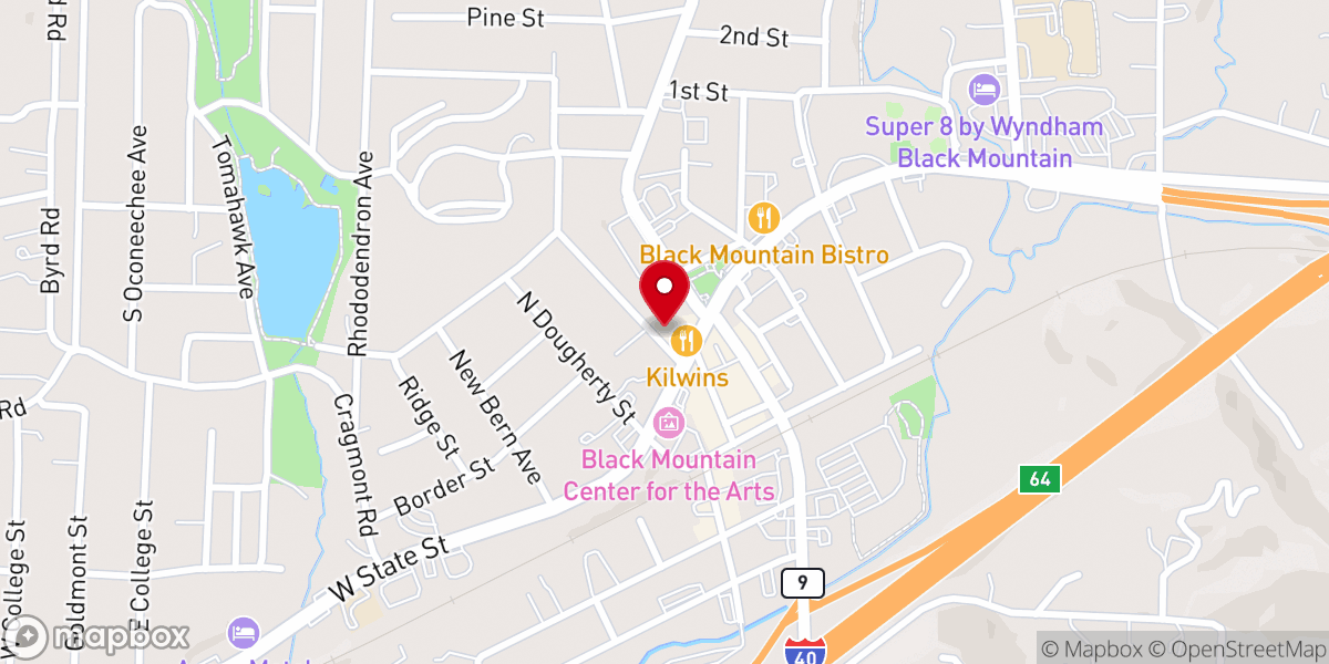 Map showing location of Open Oven Brunch & Bakery