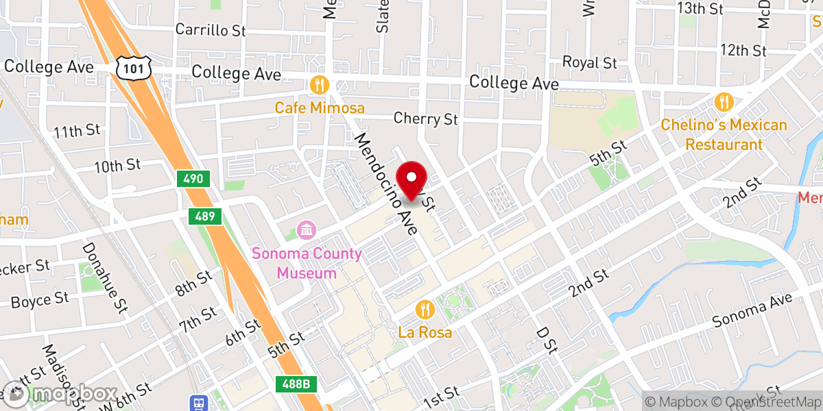 Map showing location of Sevenstars Taichi Taotemple