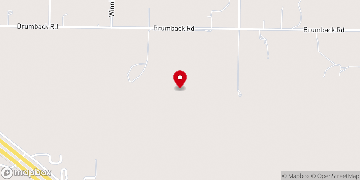 Map showing location of Harmony Free Will Baptist Church