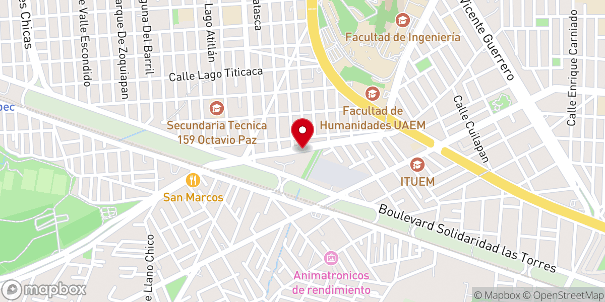 Map showing location of Iglesia Cristiana Amor Abundante ICAA