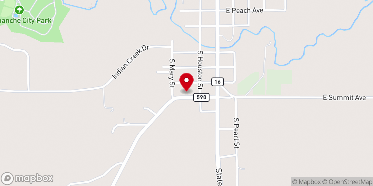 Map showing location of Indian Creek Church