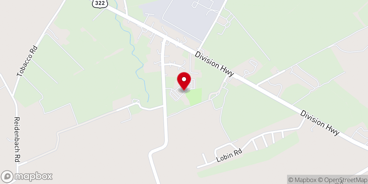 Map showing location of Christian Fellowship Church