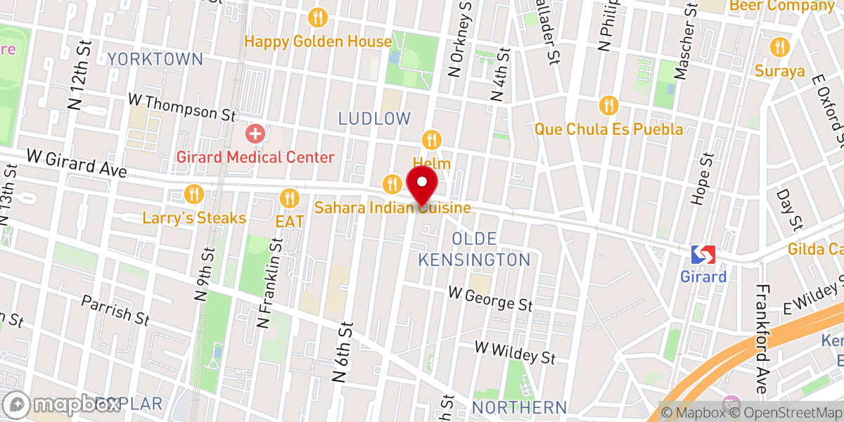 Map showing location of Saint Peter the Apostle Catholic Church and Cemetery