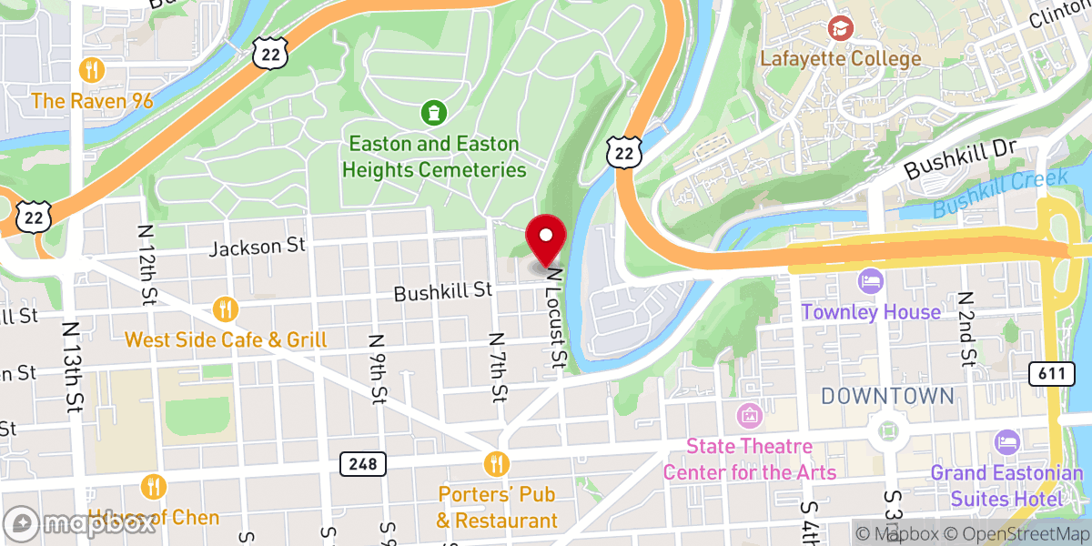 Map showing location of Iglesia ML Viento de Dios