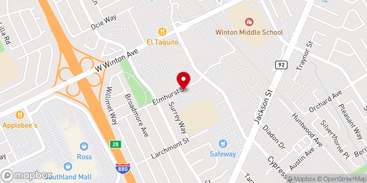 Map showing location of Community of Grace