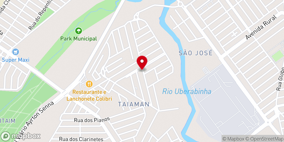 Map showing location of Assembleia de Deus Missão aos Povos (ADMP) Gileade
