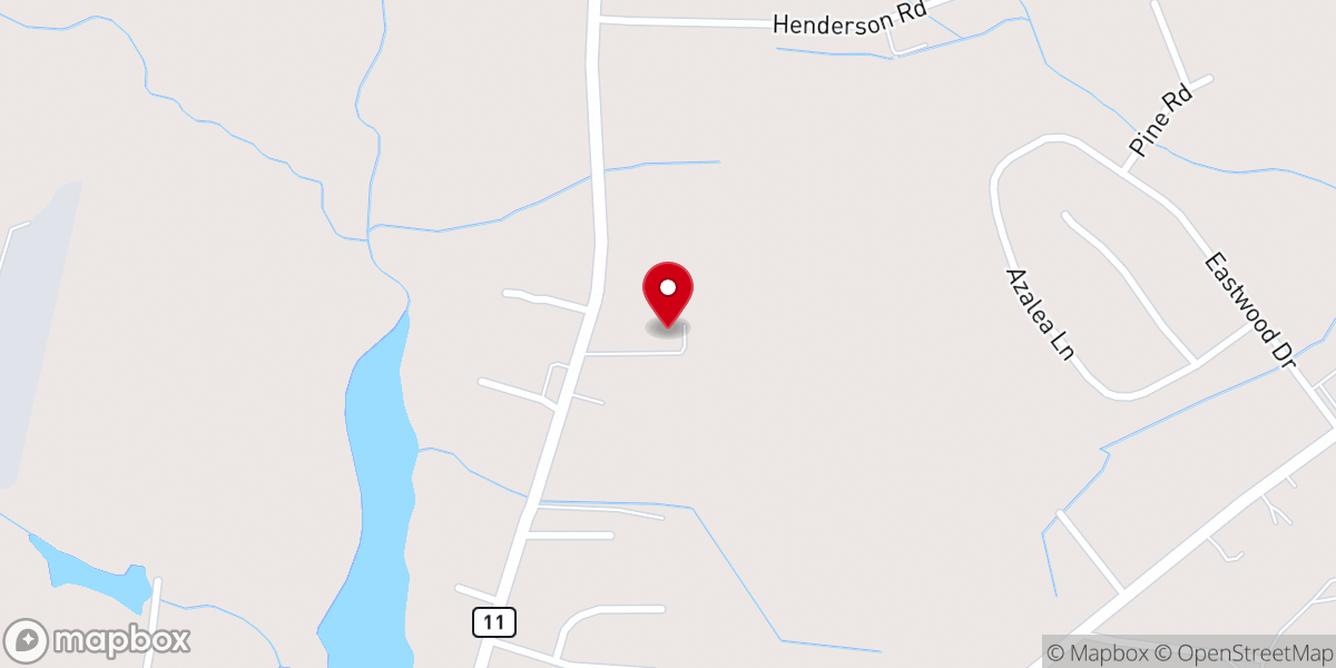 Map showing location of Christian Fellowship Church