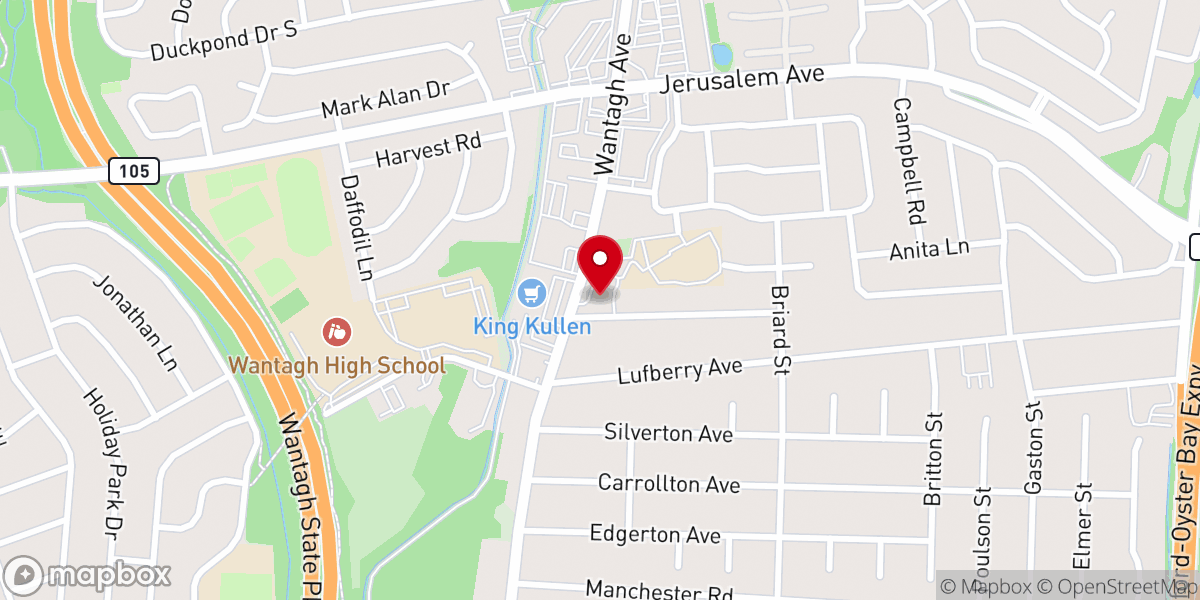 Map showing location of St. Frances de Chantal R.C. Church