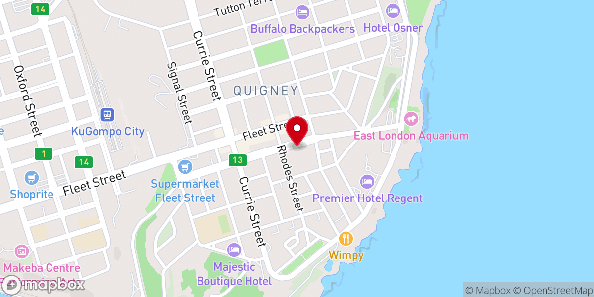 Map showing location of God Adventure Church