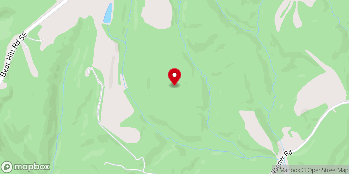 Map showing location of Chapel in the Woods