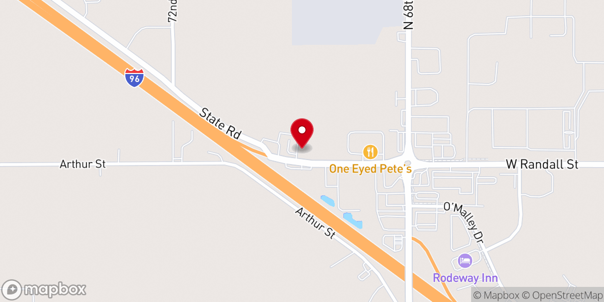 Map showing location of El Shaddai Fellowship