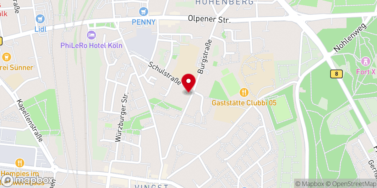 Map showing location of Erlöserkirche