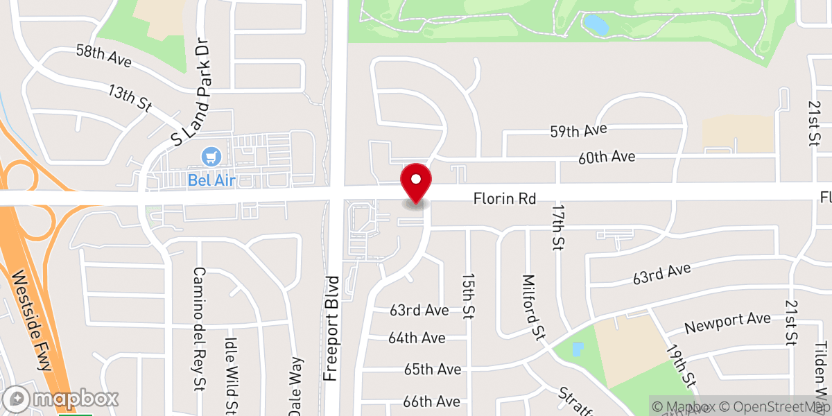 Map showing location of Living Faith Christian Life Center