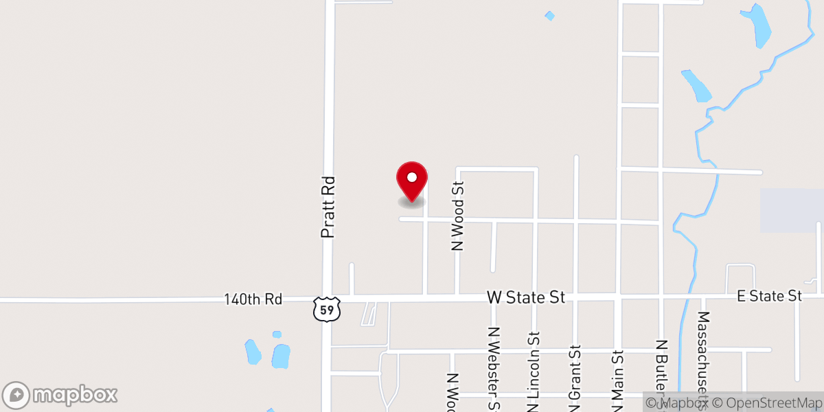Map showing location of Good Shepherd Lutheran Church
