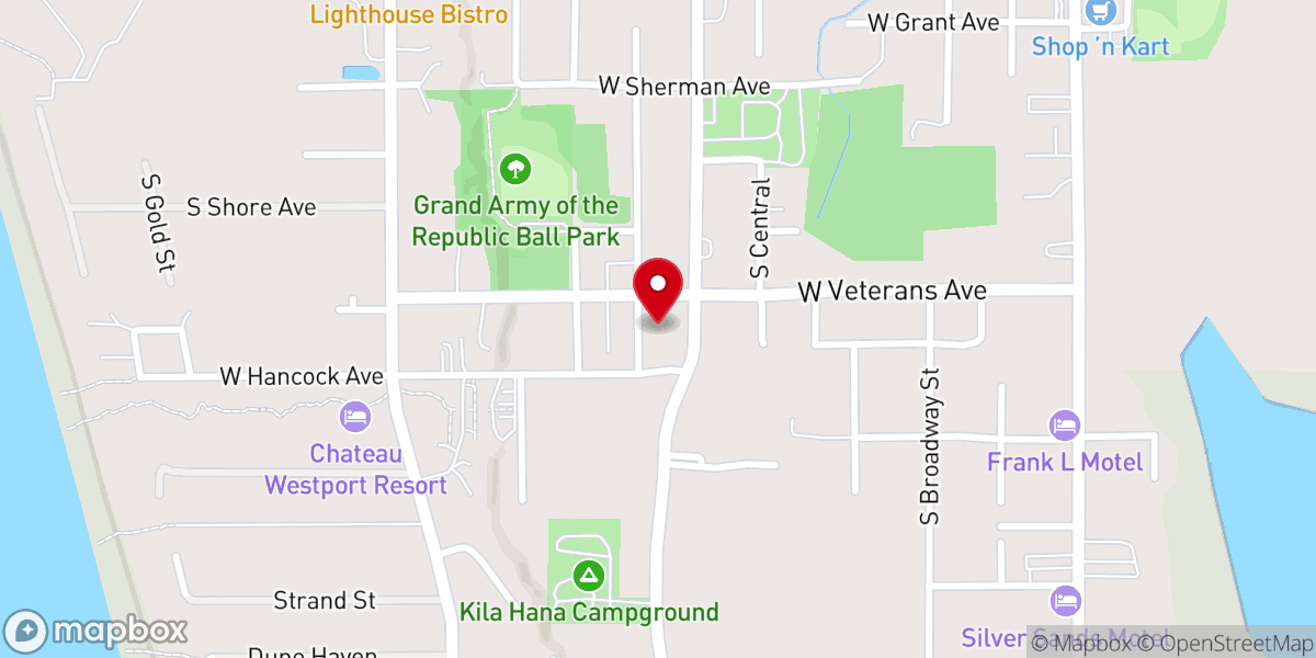 Map showing location of South Beach Christian Outreach