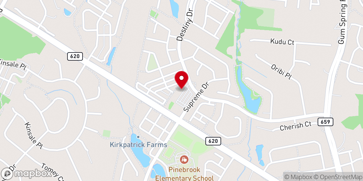 Map showing location of Nova Immanuel Church