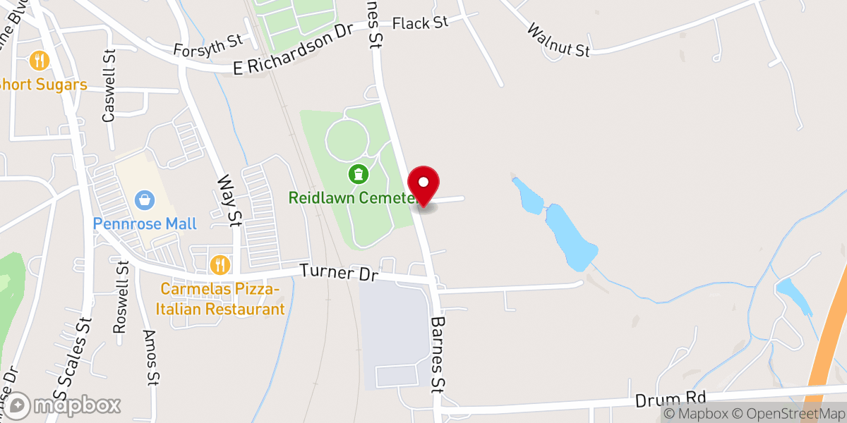 Map showing location of Come as You Are Fellowship Inc