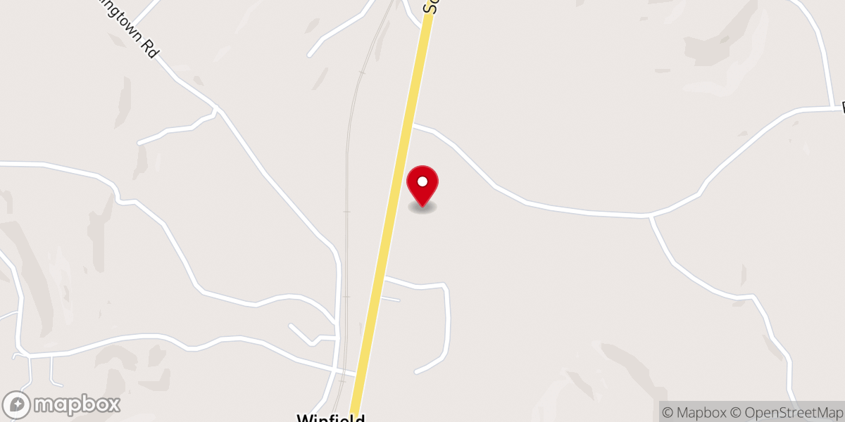 Map showing location of New River Baptist Associates