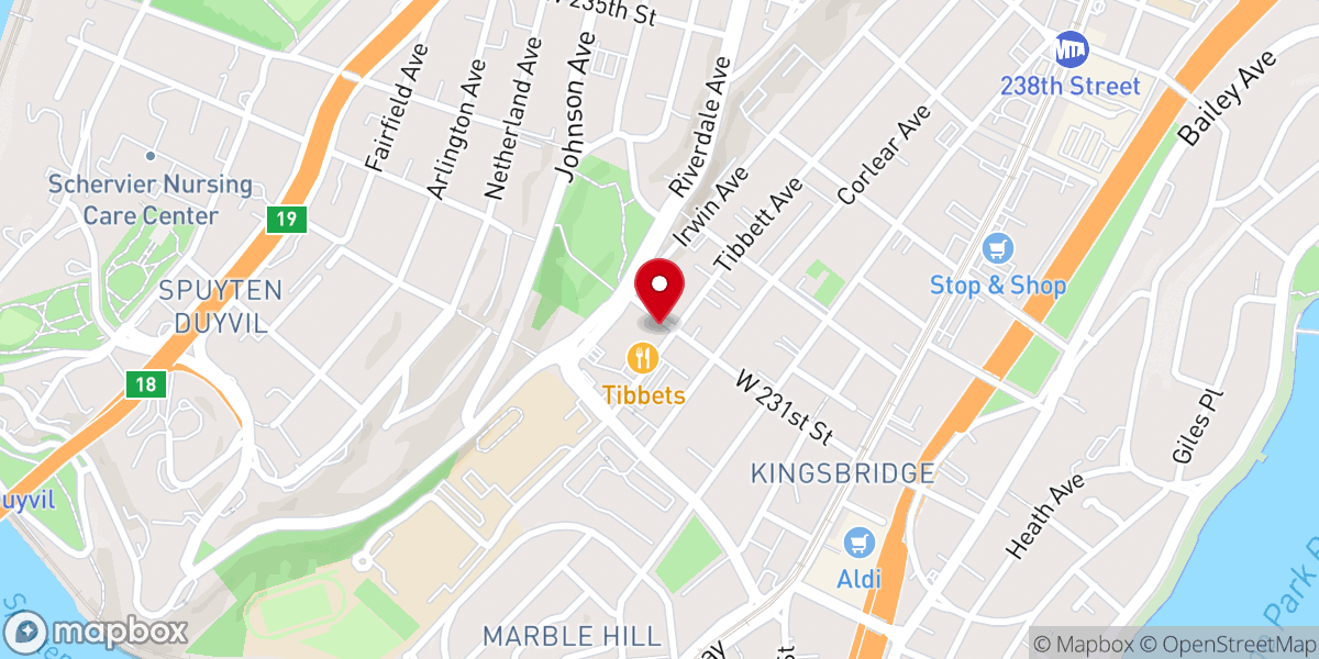 Map showing location of Moises Cigars Shop