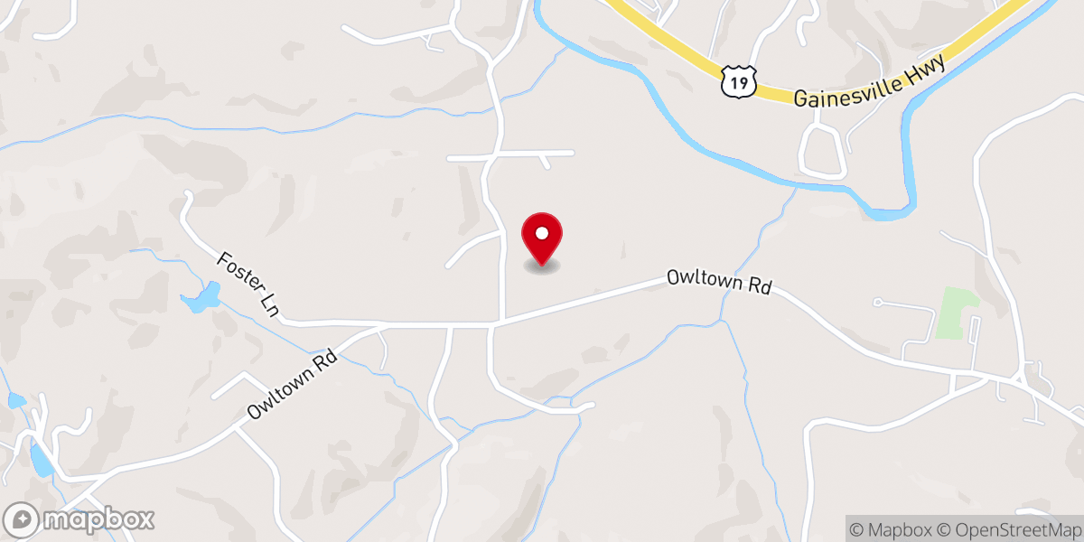 Map showing location of Southern Tree Plantation Inc