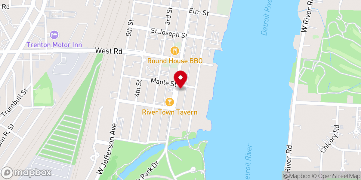 Map showing location of St. Timothy Episcopal Church