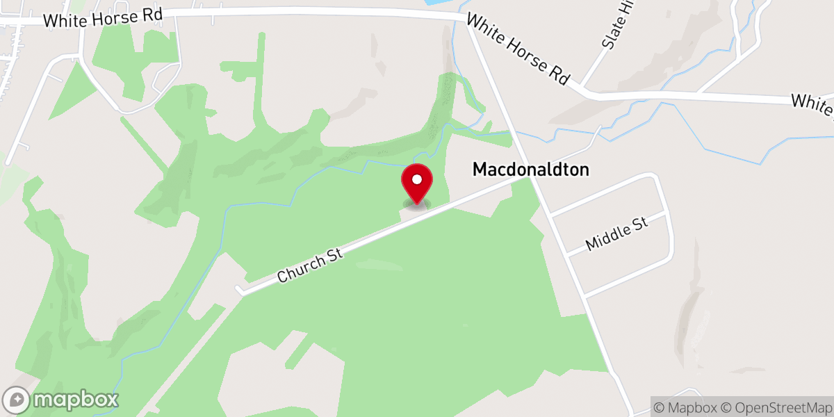 Map showing location of St Gregory's Hall