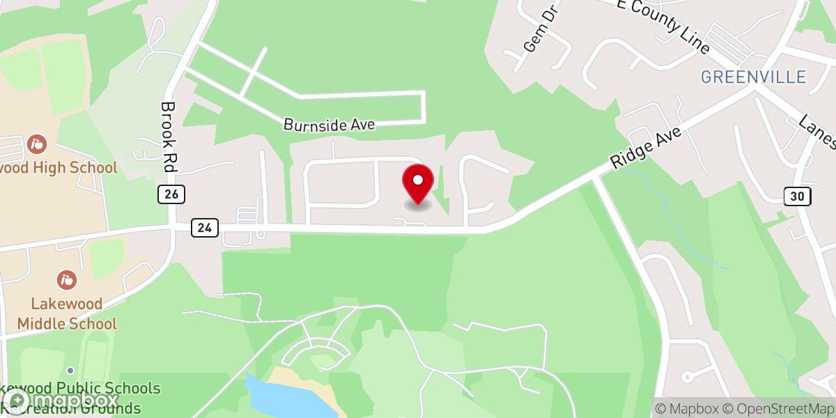 Map showing location of Congregation Toras Chaim Alumni Inc