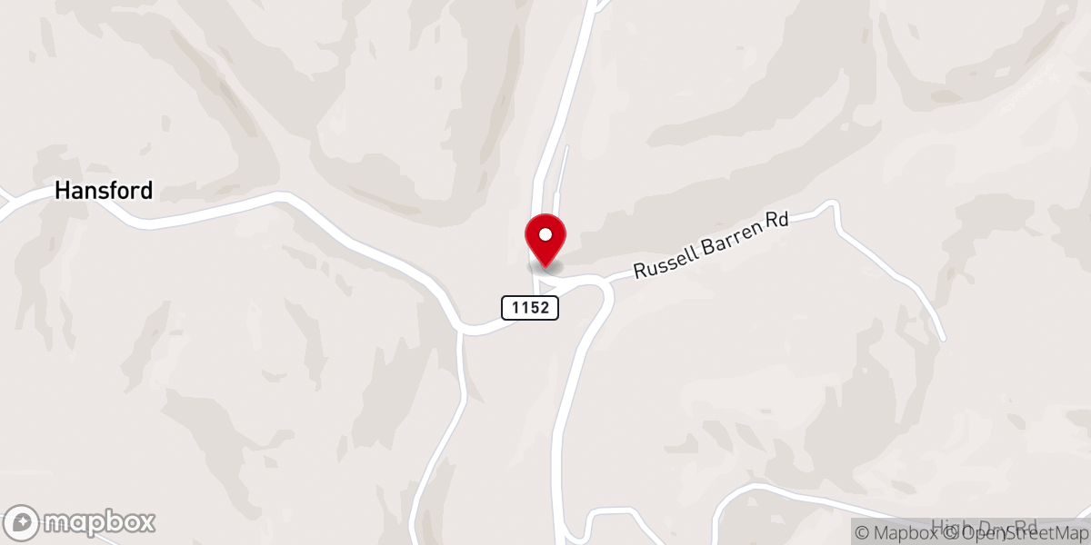 Map showing location of Blue Springs Church of Christ