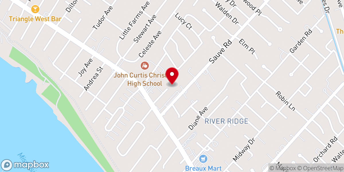 Map showing location of Christian Crucifix Society