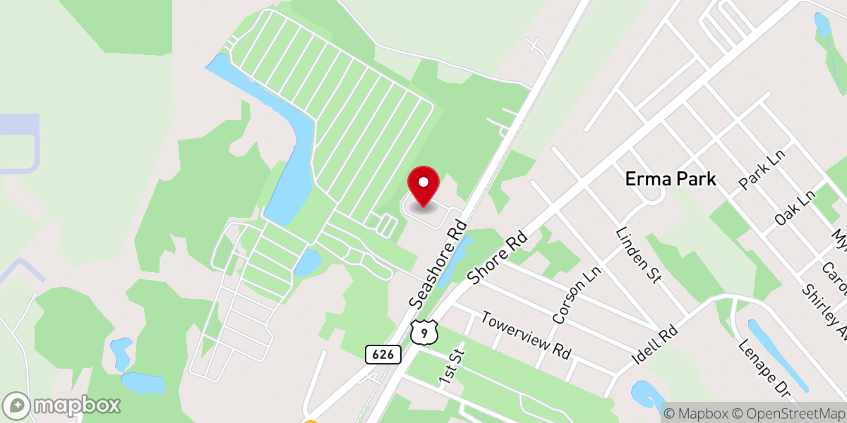 Map showing location of Seashore Community Church