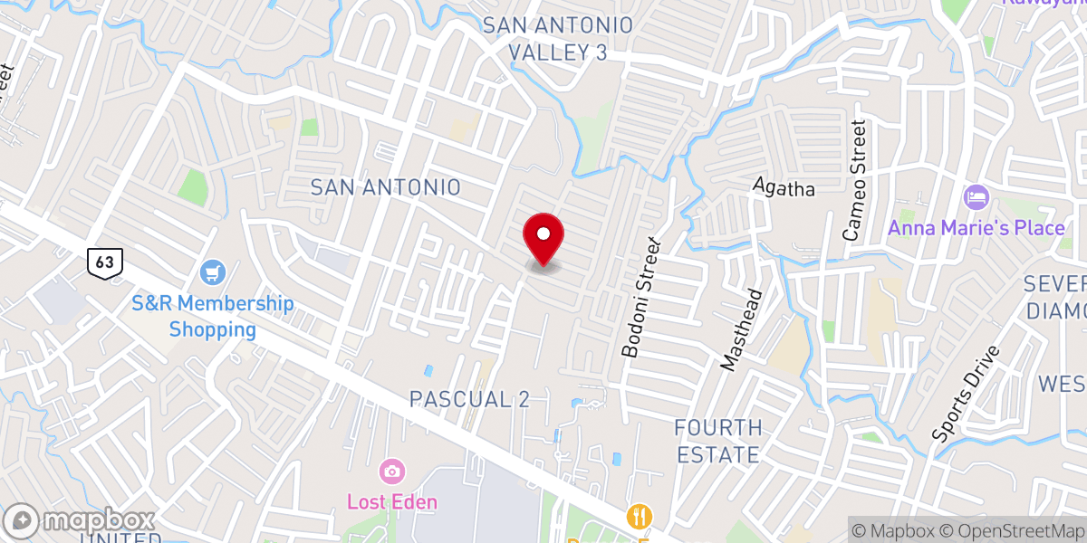 Map showing location of Christ Reigns Baptist Mission - Paranaque City