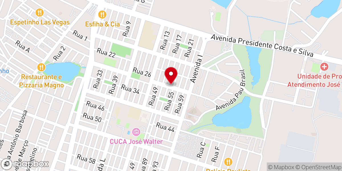 Map showing location of Igreja Missão Evangélica Pentecostal do Brasil - MEPB José Walter