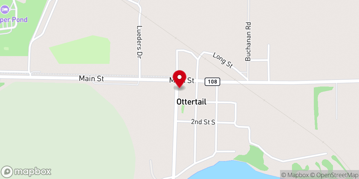 Map showing location of St. Paul House