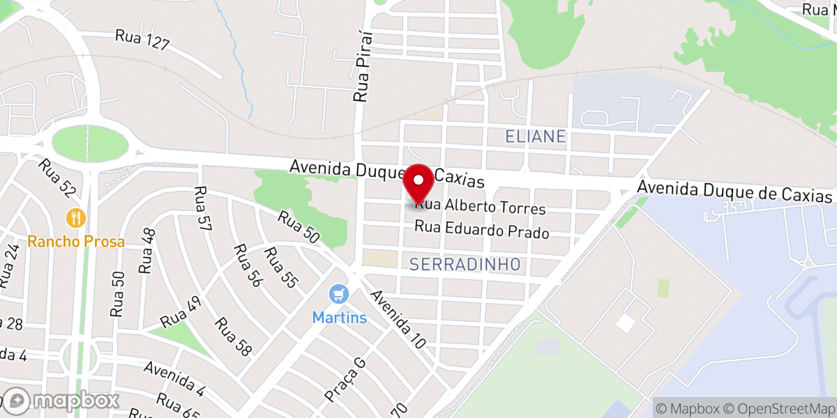 Map showing location of Paróquia Santo Afonso Maria de Ligório
