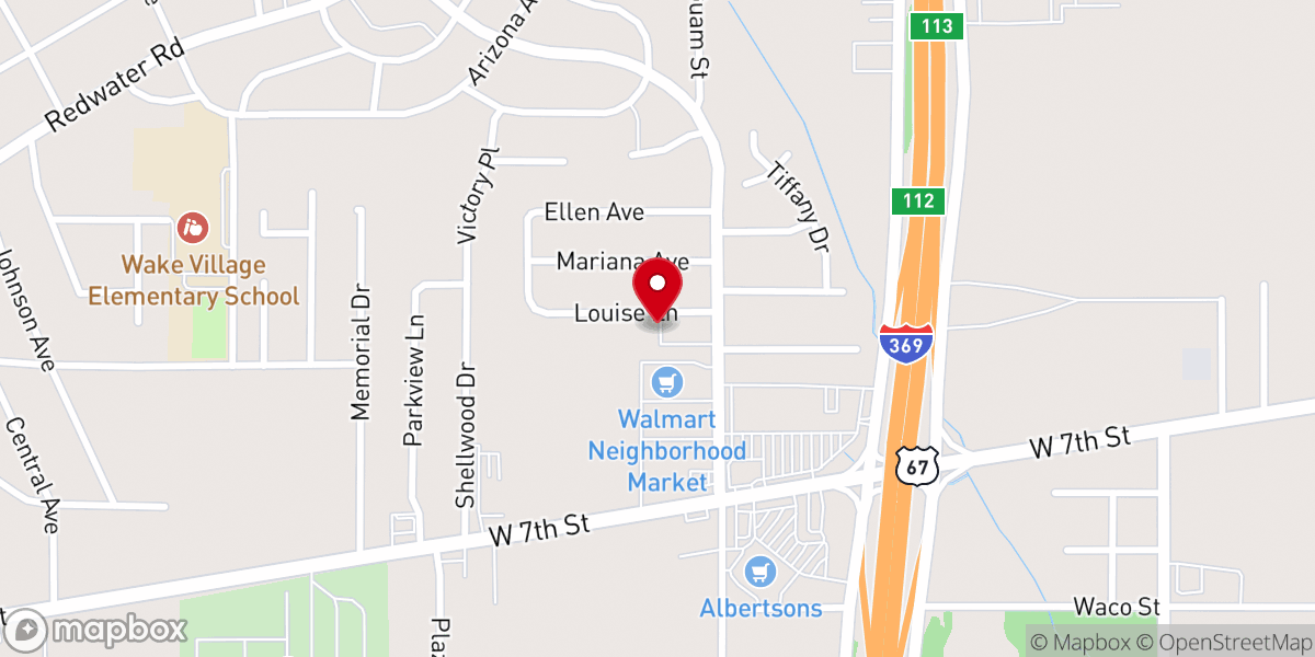 Map showing location of Twin Cities Baptist Temple